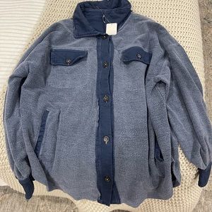 Free People two-toned shacket size M